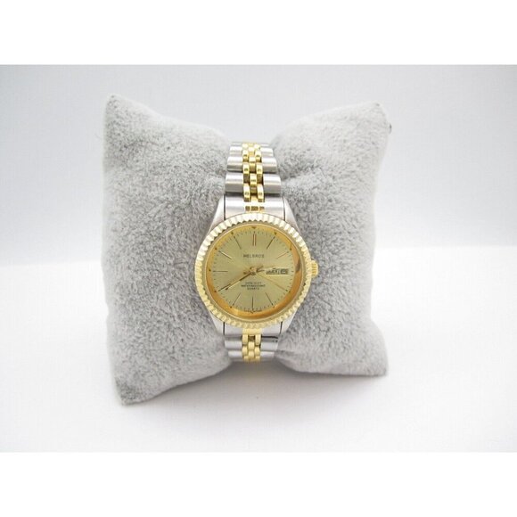 Women Helbros Quartz WR Analog 26mm Round Watch (H604) "New Battery" - Picture 5 of 11